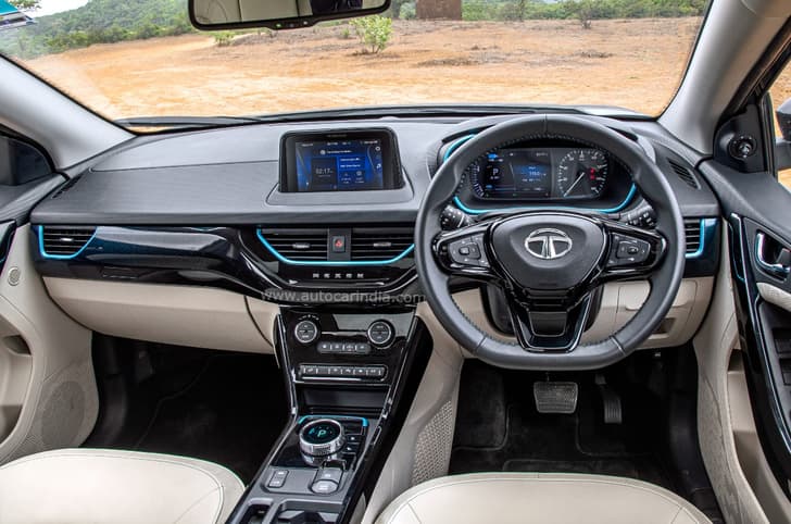 Tata Nexon EV Max front dashboard